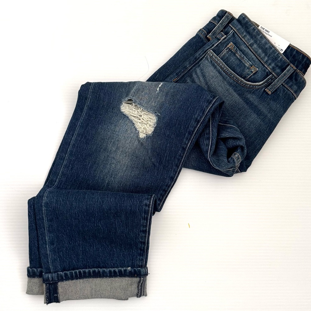 Joe’s The Niki Mid Rise Boyfriend Vintage Stretch Distressed Jeans Size 28 - Picture 4 of 9